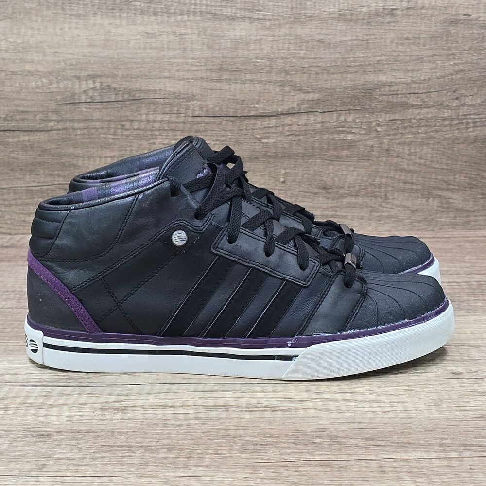 David Beckham x adidas Neo Black Men's Size 11 Black Leather Shoes (G30509) READ